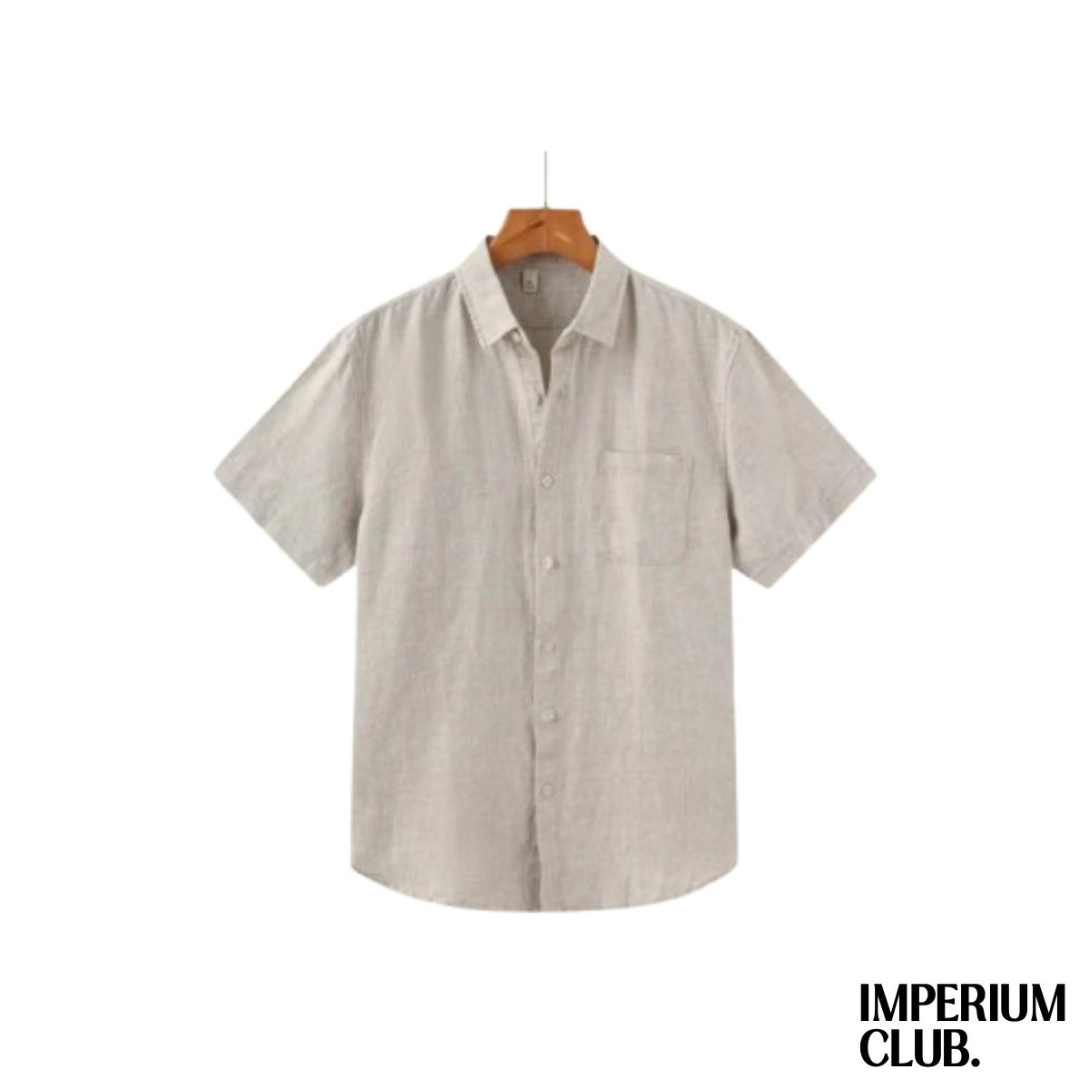 Camisa Linho Manga Curta "Cape Town" Imperium Club